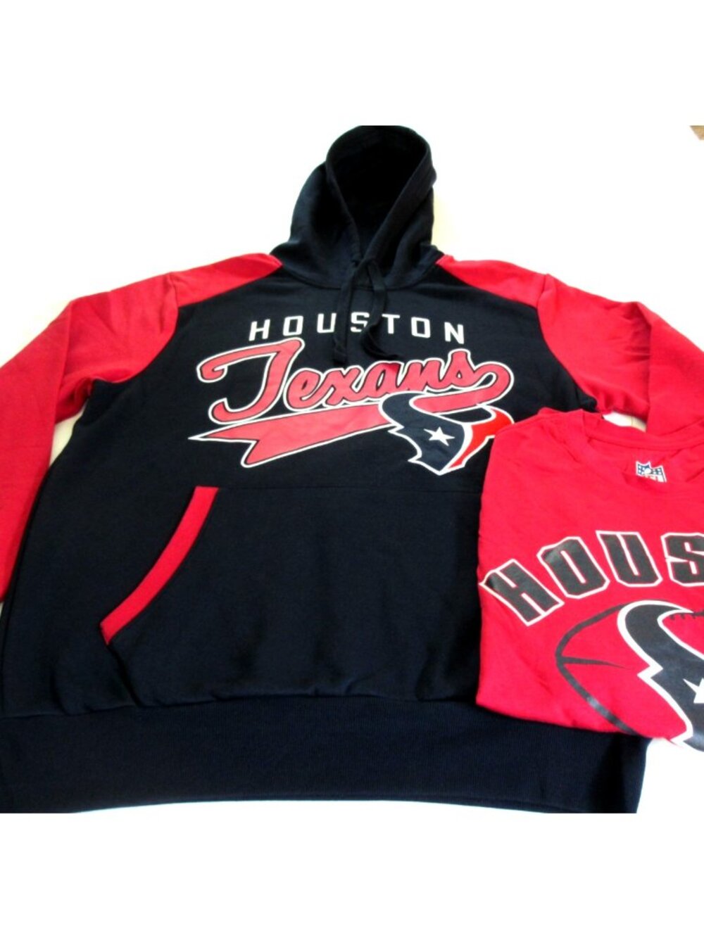 Houston Texans NFL G-III Men's Hoodie T Shirt Combo Blue Red White NWT